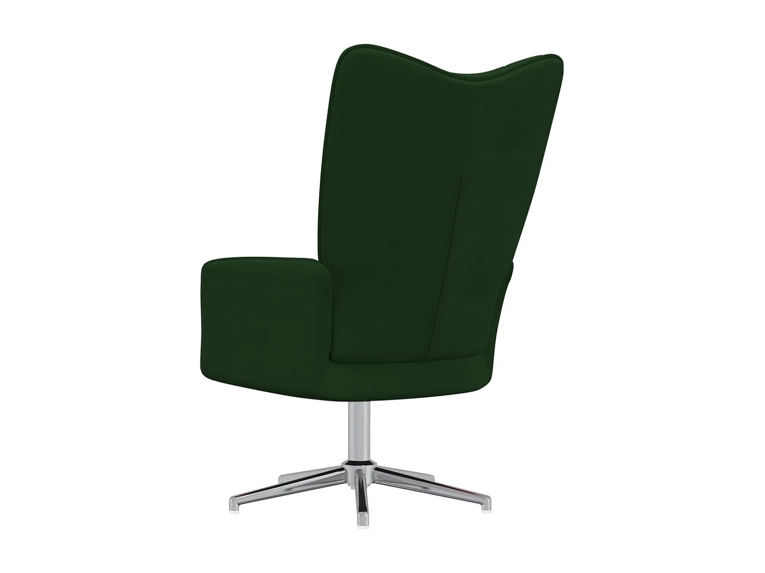 Chaise de relaxation Vert foncé Velours 3