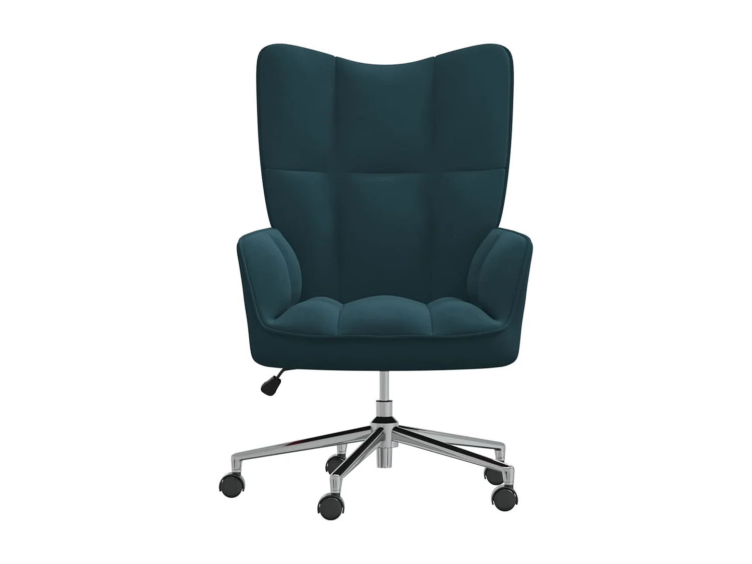 Chaise de relaxation Bleu Velours