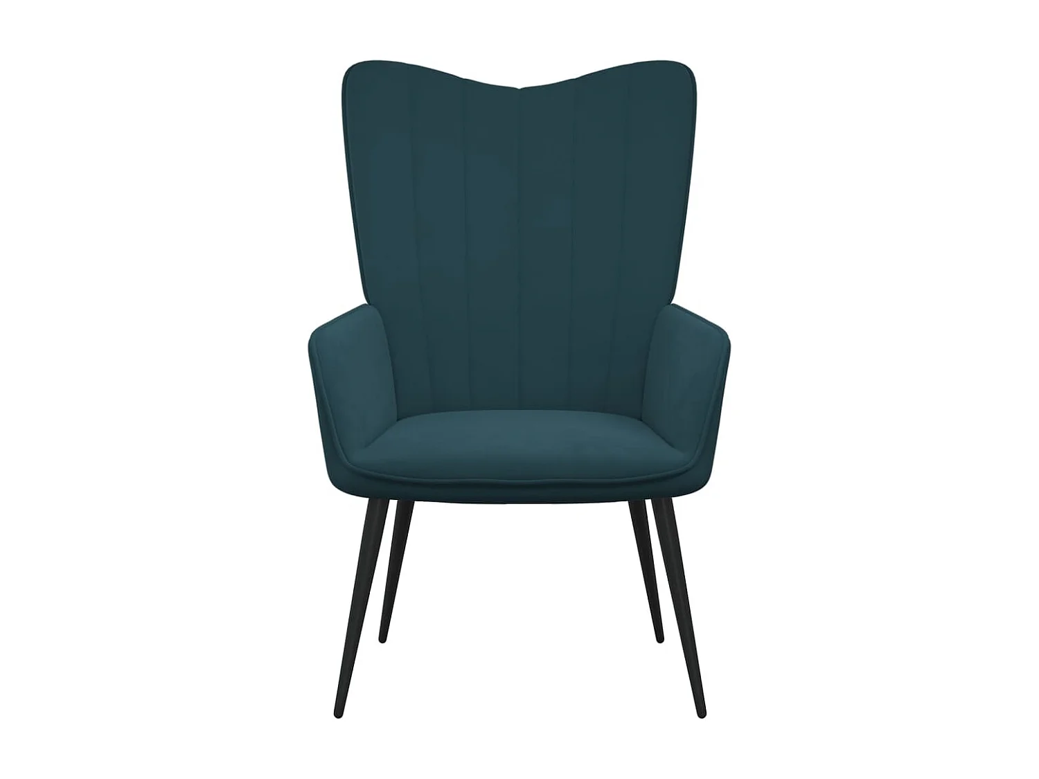 Chaise de relaxation Bleu Velours 9