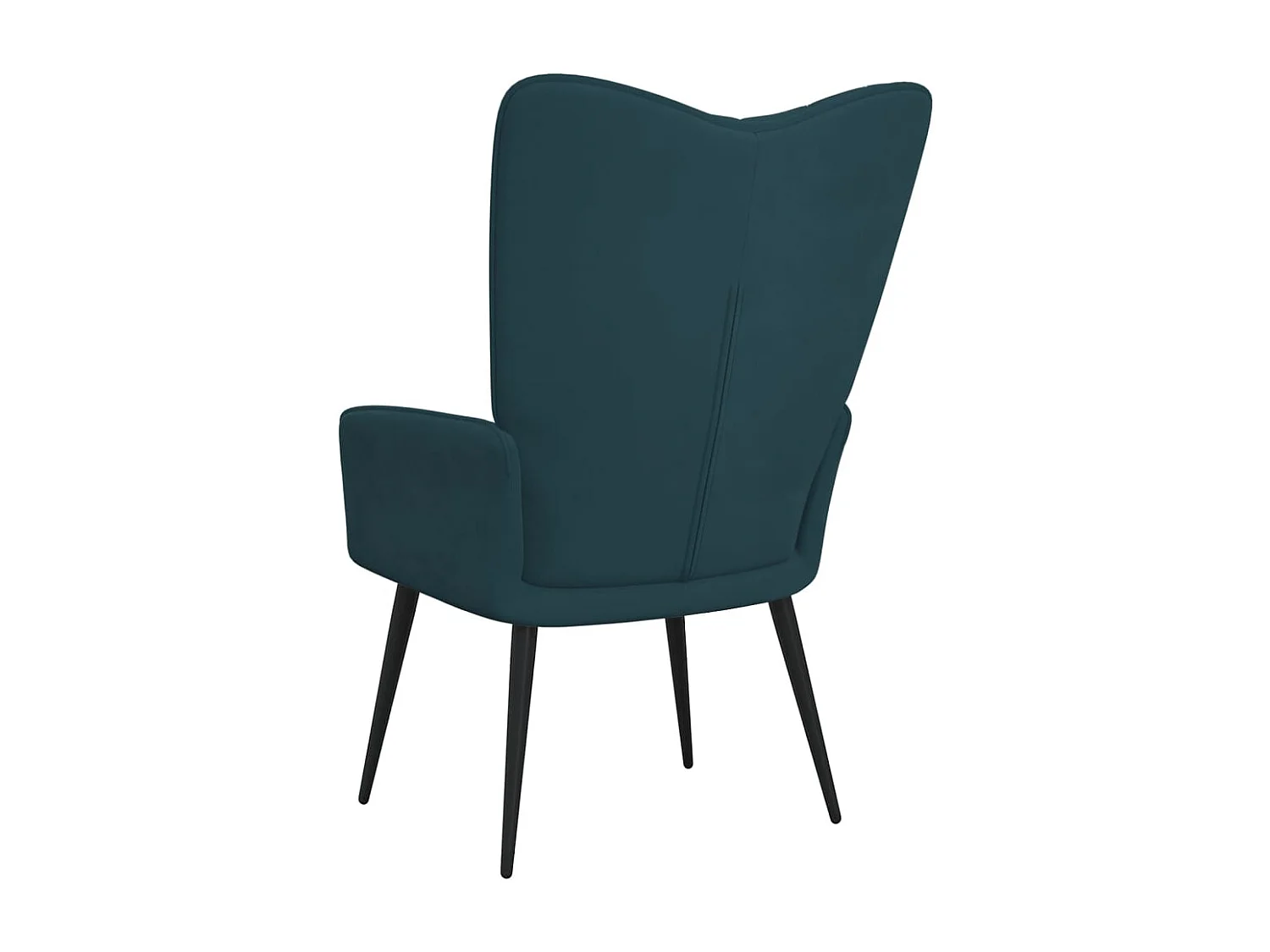 Chaise de relaxation Bleu Velours 9