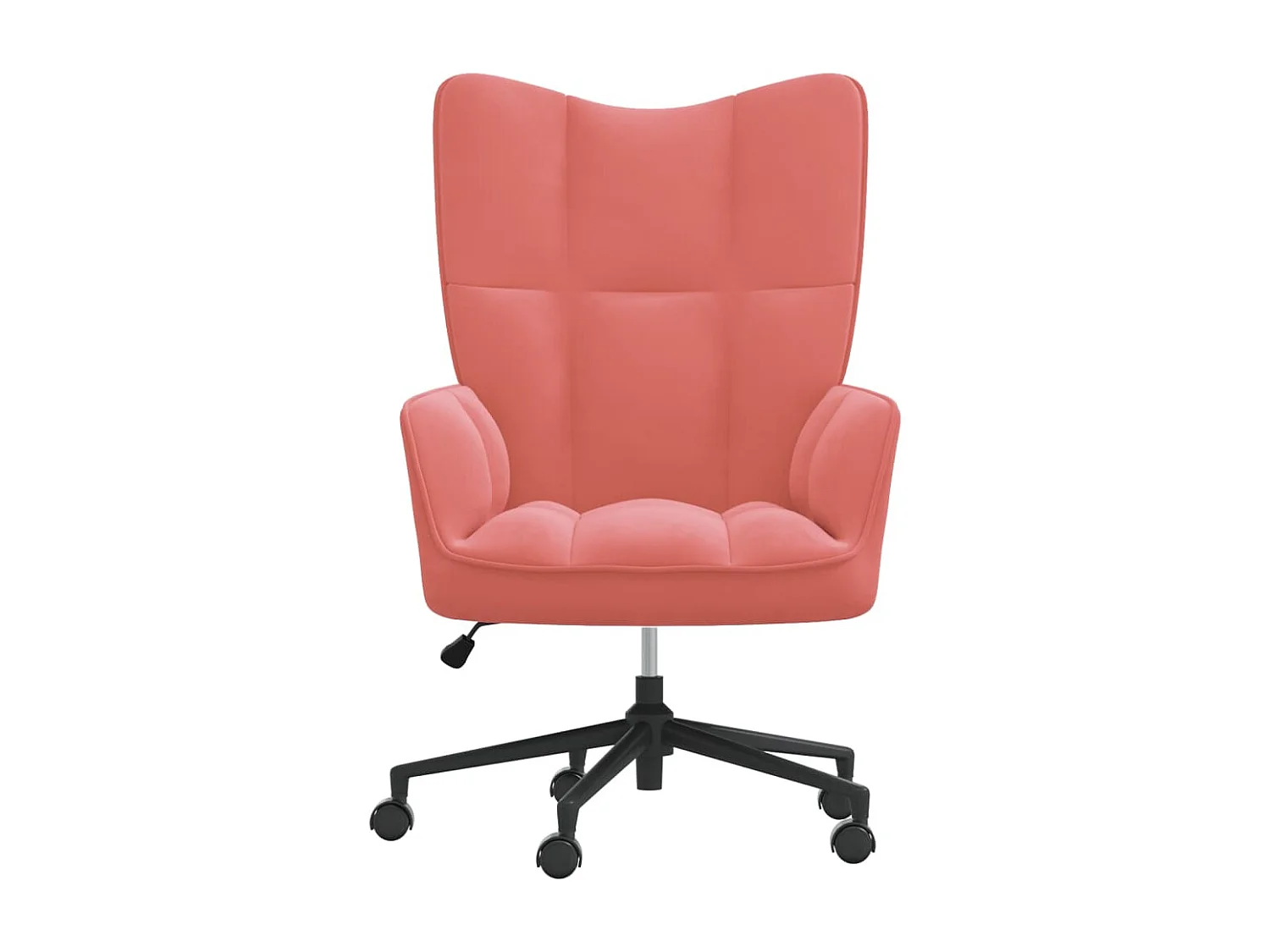 Chaise de relaxation Rose Velours 2