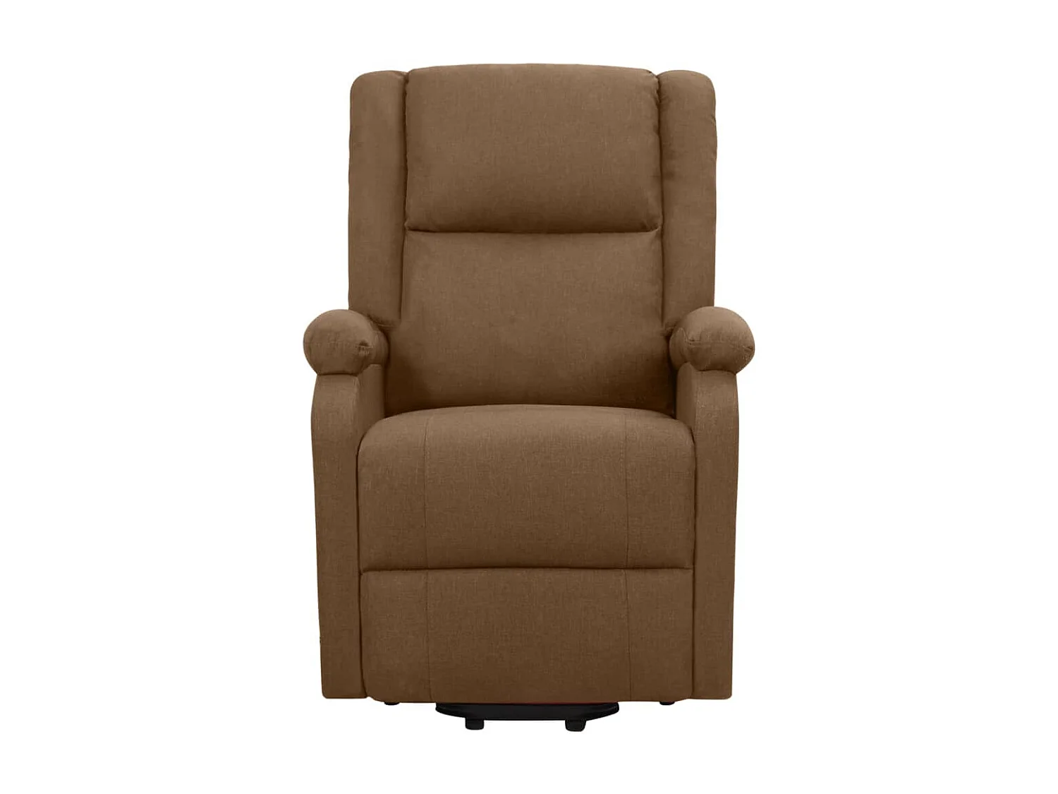 Fauteuil de relaxation relevable électrique en tissu Lonka-Marron clair