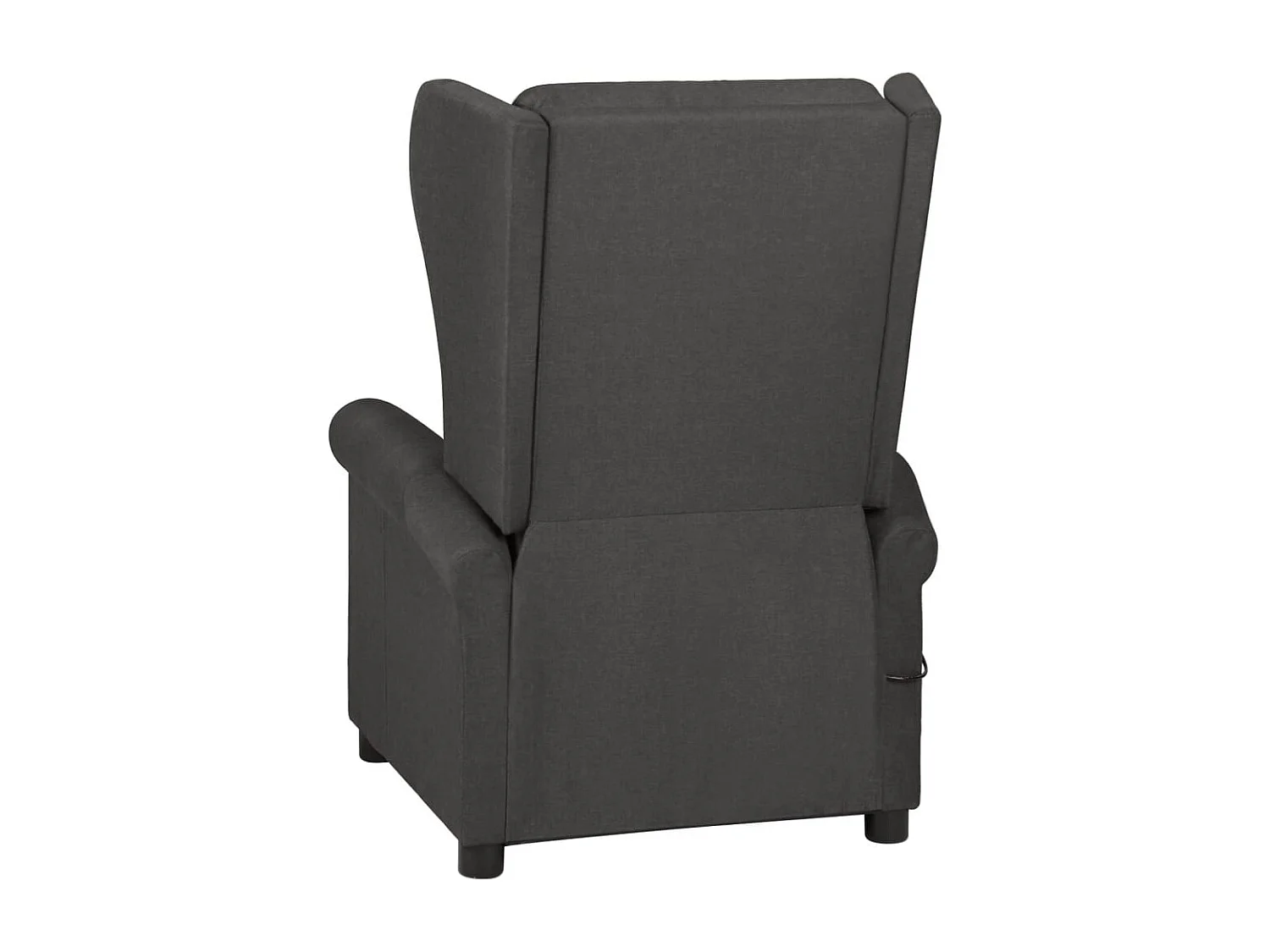 Fauteuil inclinable électrique Gris foncé Tissu