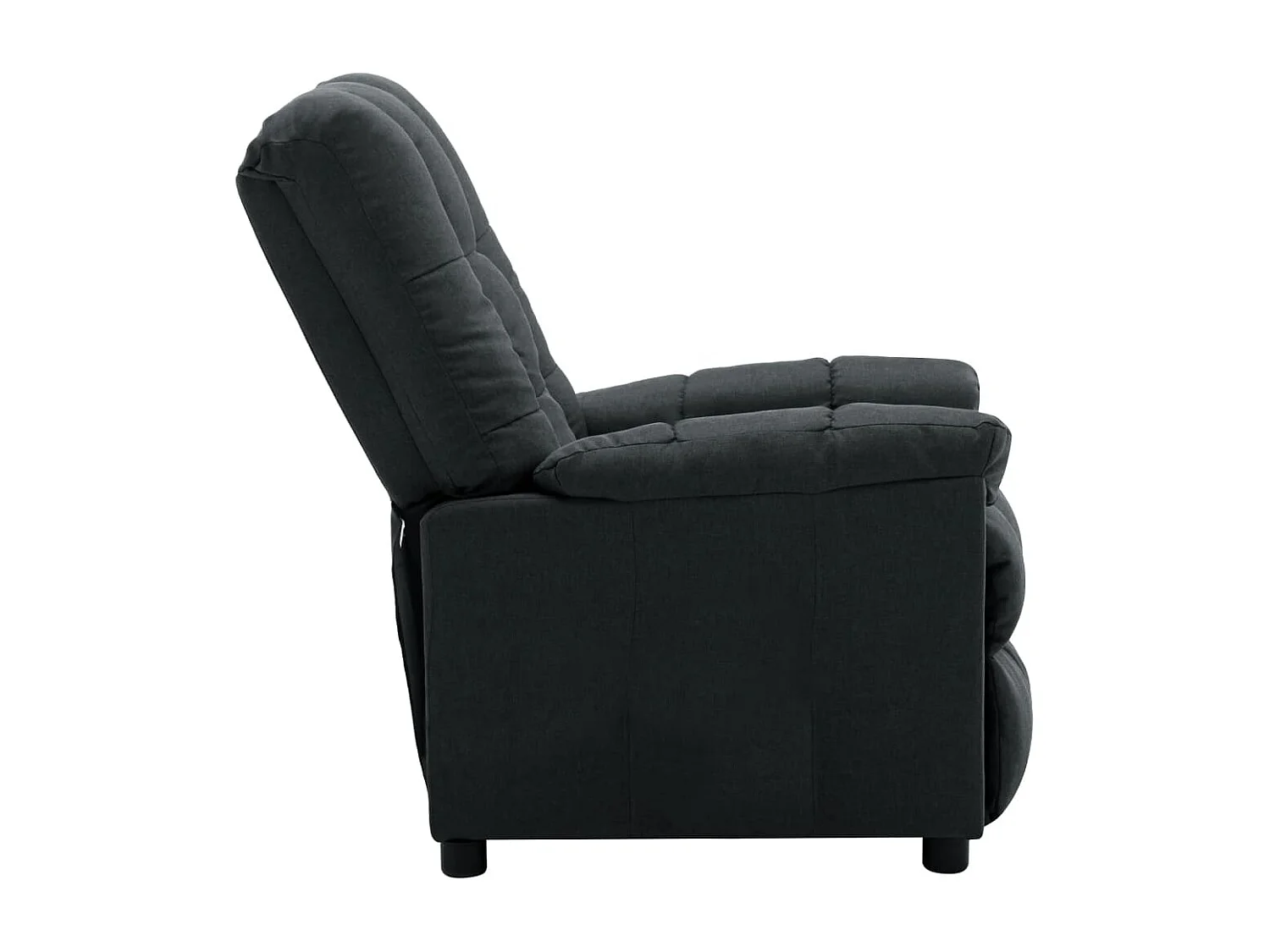 Fauteuil inclinable Gris foncé Tissu Pako
