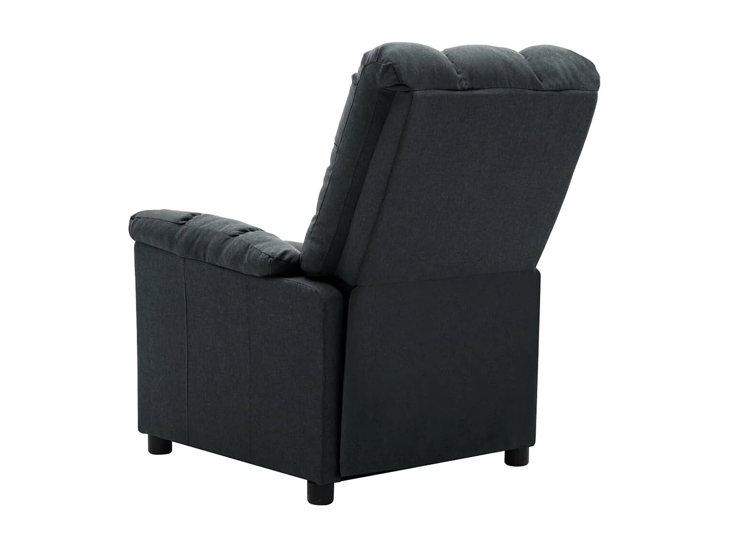 Fauteuil inclinable Gris foncé Tissu Pako