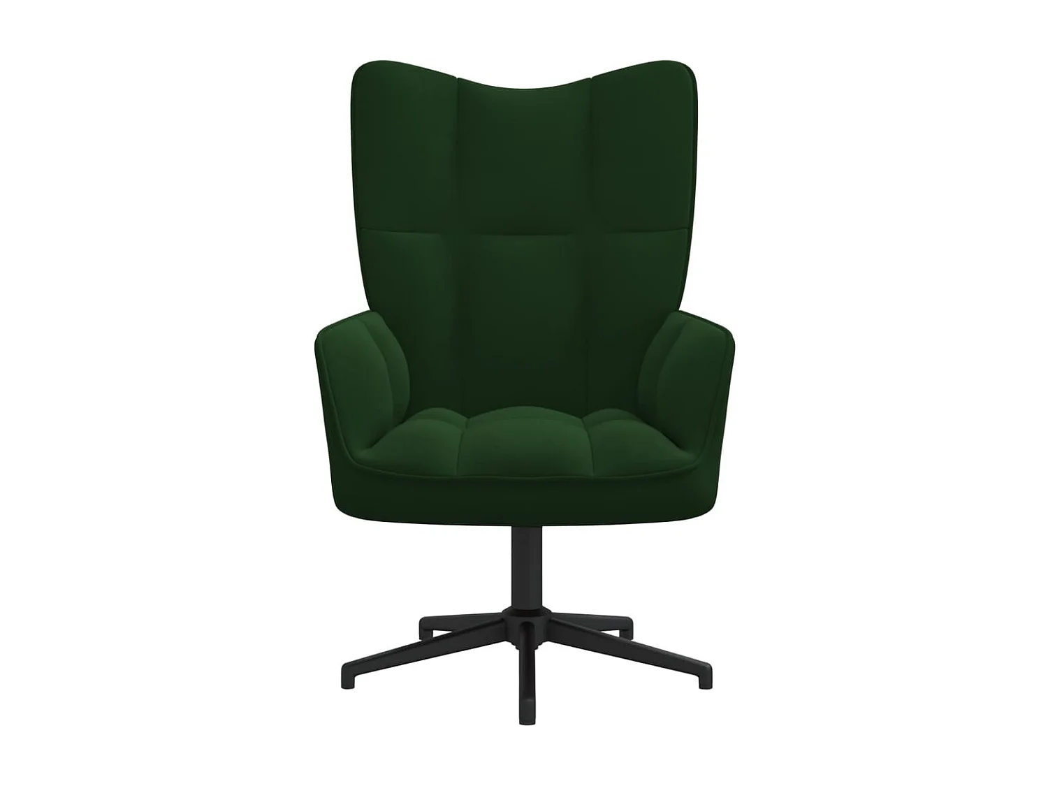 Chaise de relaxation Vert foncé Velours 8