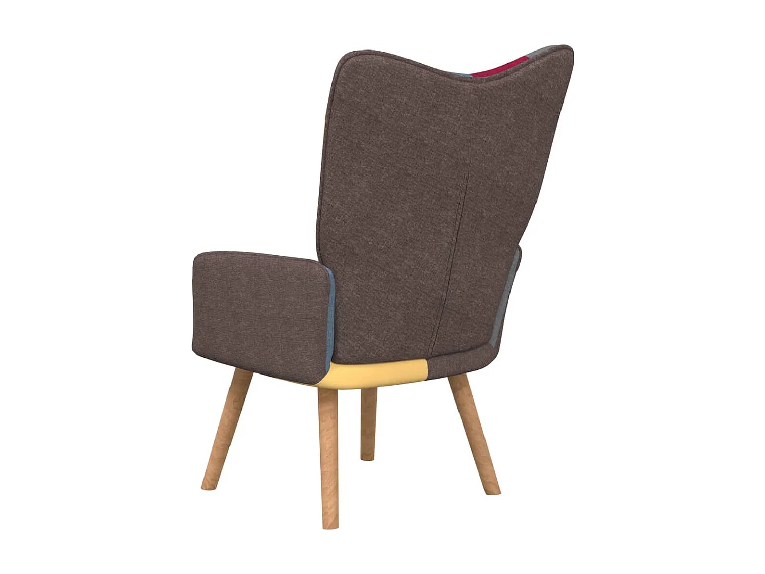 Chaise de relaxation Patchwork Tissu 3