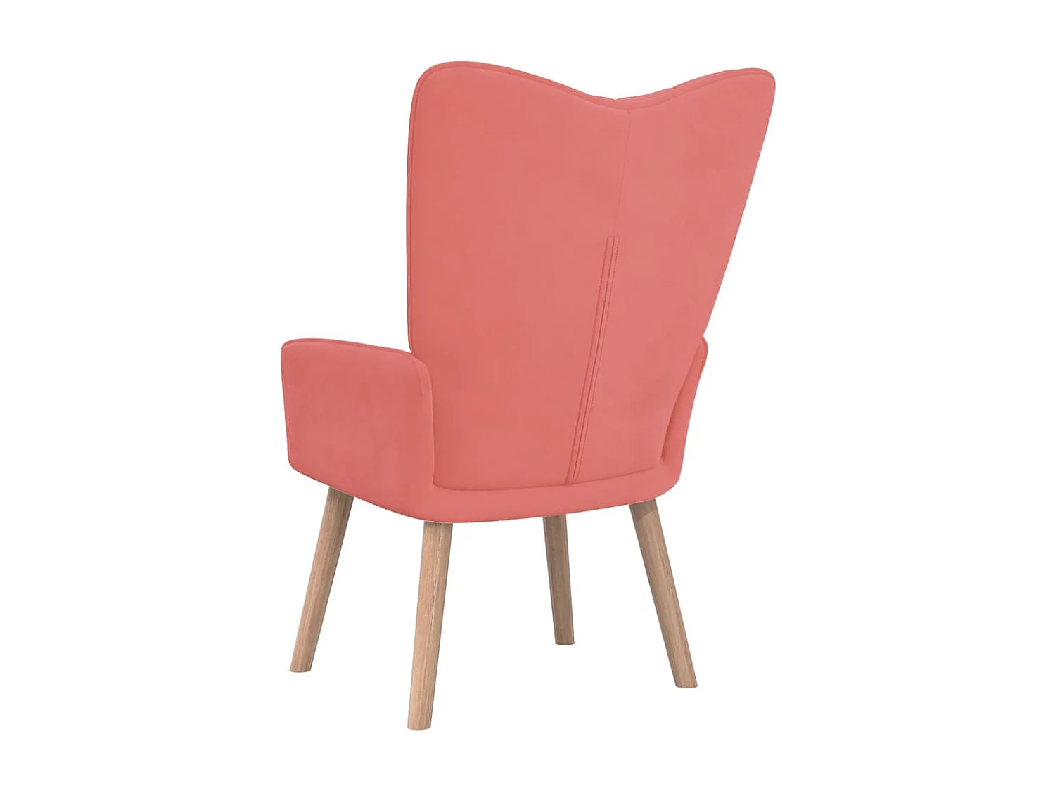 Chaise de relaxation Rose Velours 10