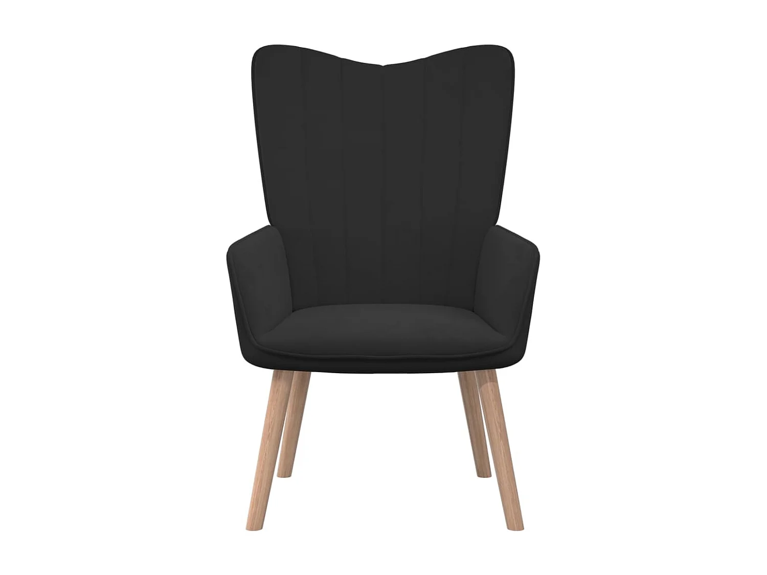 Chaise de relaxation Noir Velours 13