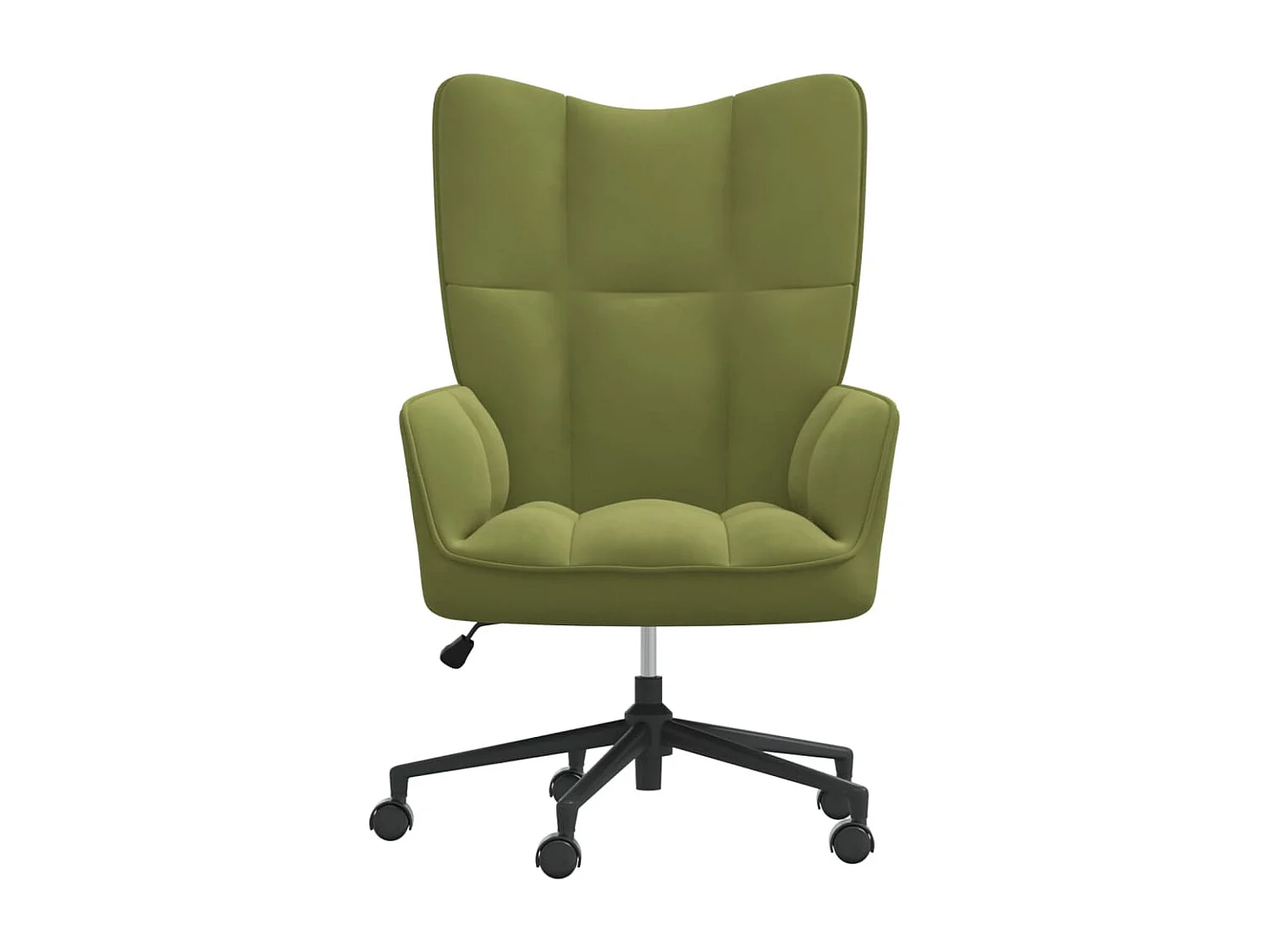 Chaise de relaxation Vert clair Velours 6