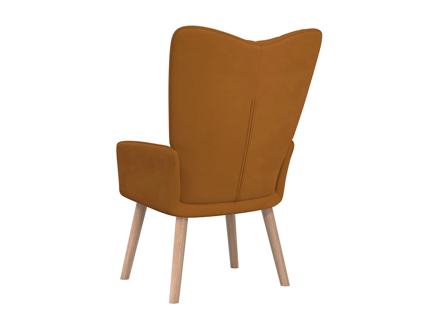 Chaise de relaxation Marron Velours 10