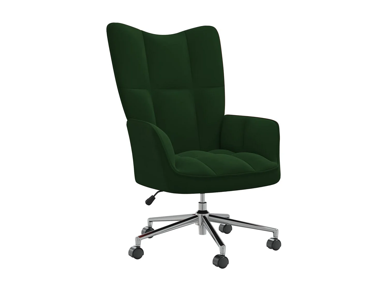 Chaise de relaxation Vert foncé Velours 2