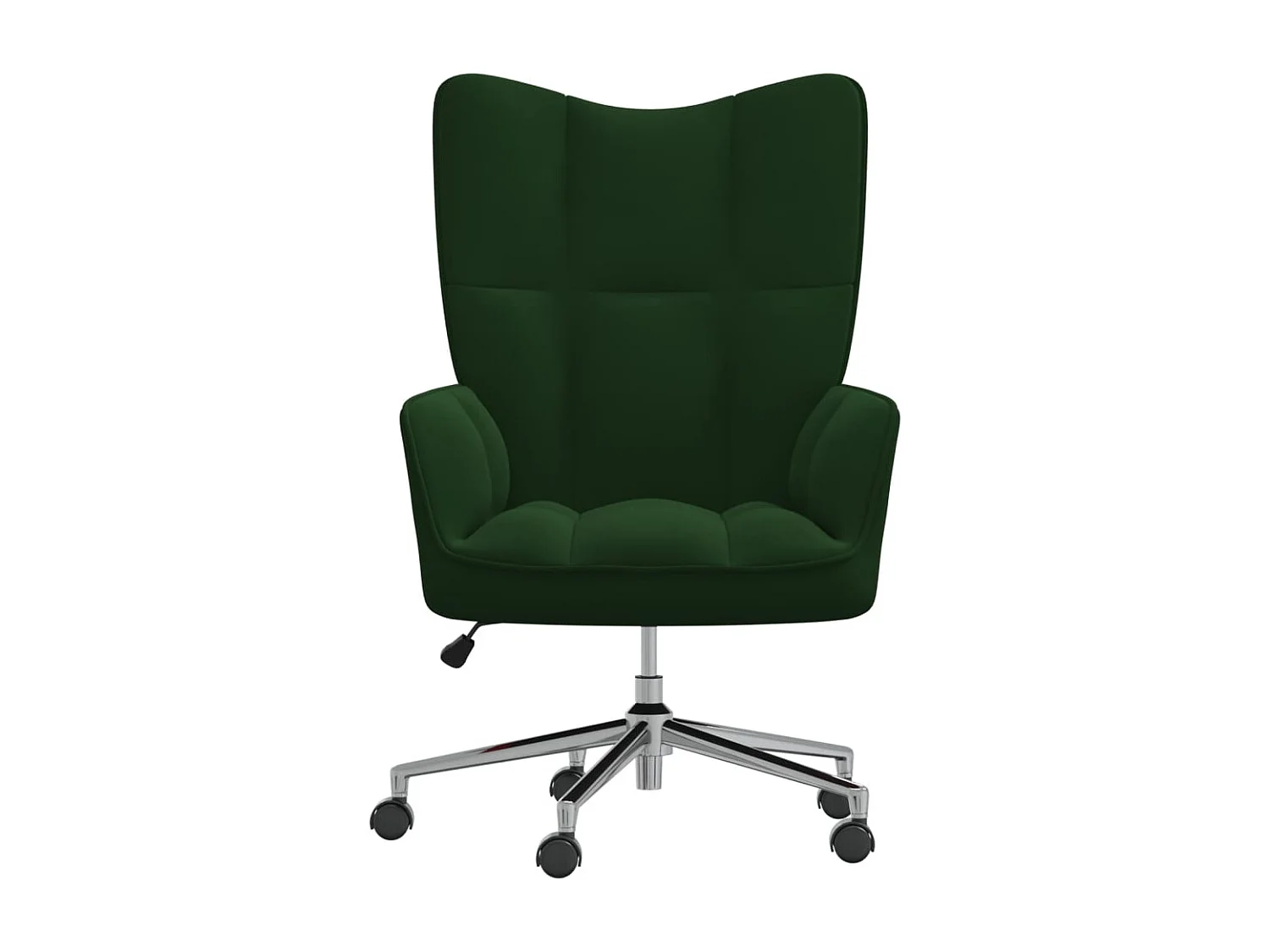 Chaise de relaxation Vert foncé Velours 2