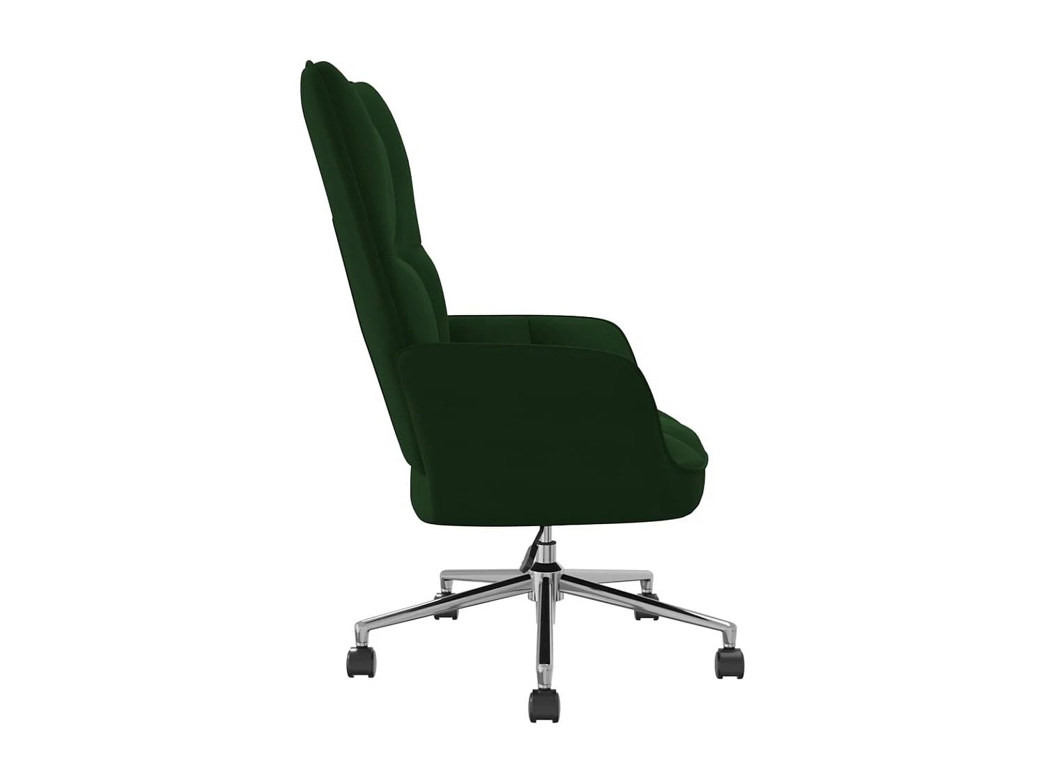 Chaise de relaxation Vert foncé Velours 2