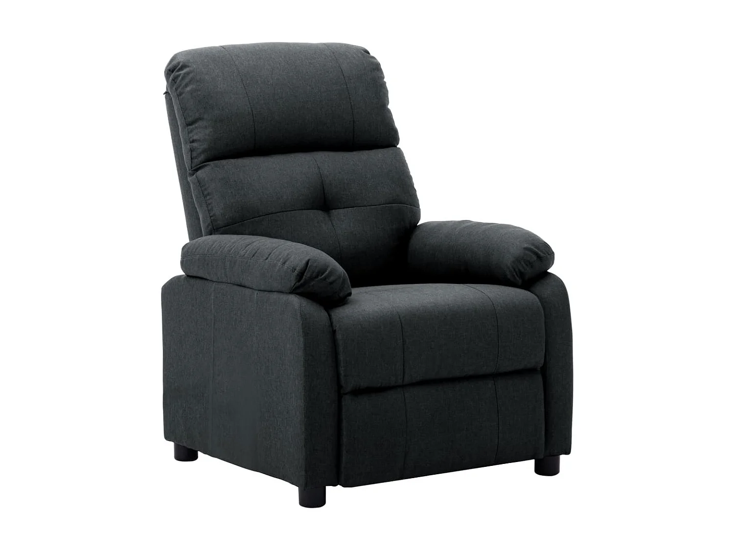 Fauteuil inclinable Gris foncé Tissu 7