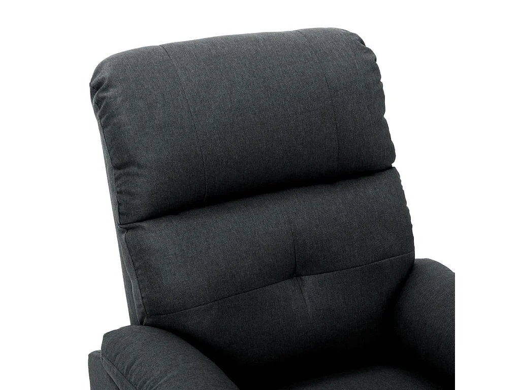 Fauteuil inclinable Gris foncé Tissu 7