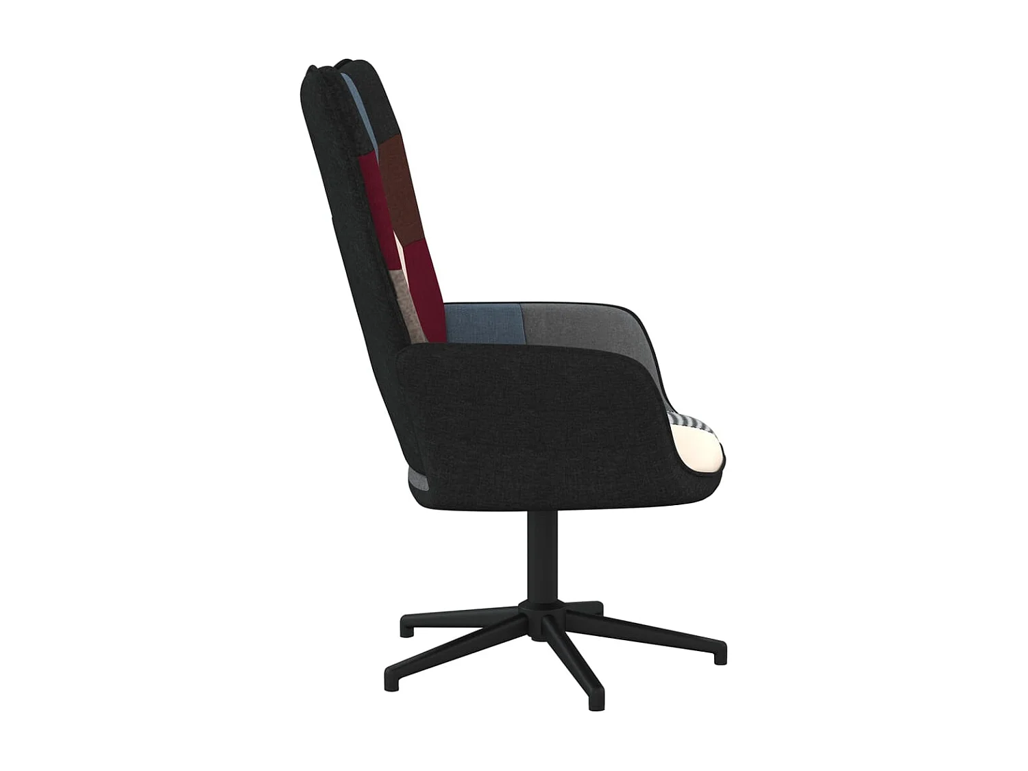 Chaise de relaxation Patchwork Tissu 12