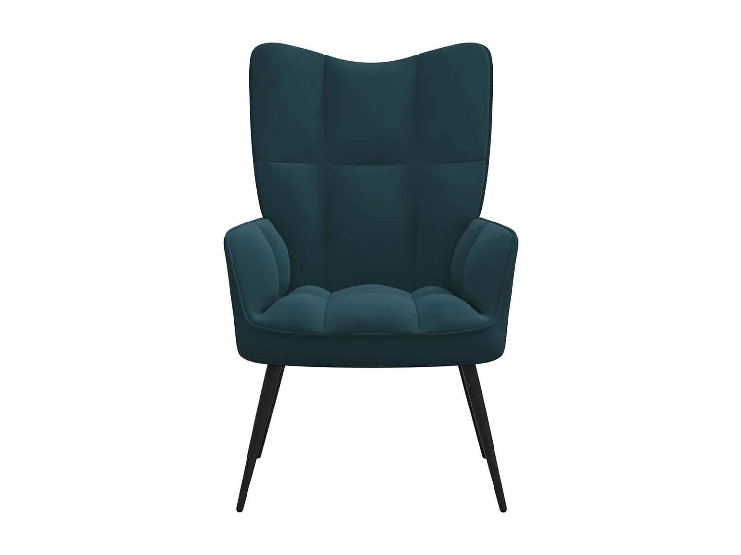 Chaise de relaxation Bleu Velours 14