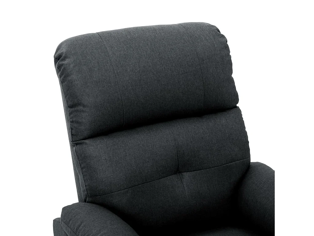 Fauteuil inclinable électrique Gris foncé Tissu 3