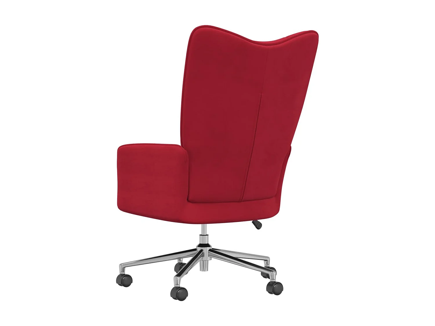 Chaise de relaxation Rouge bordeaux Velours 5