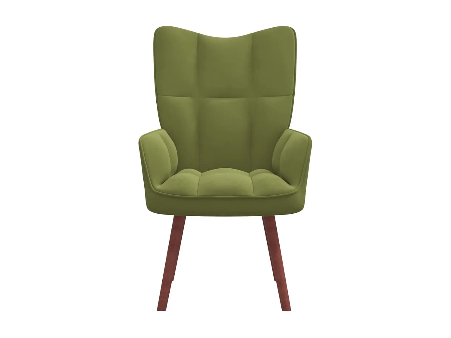 Chaise de relaxation Vert clair Velours 10