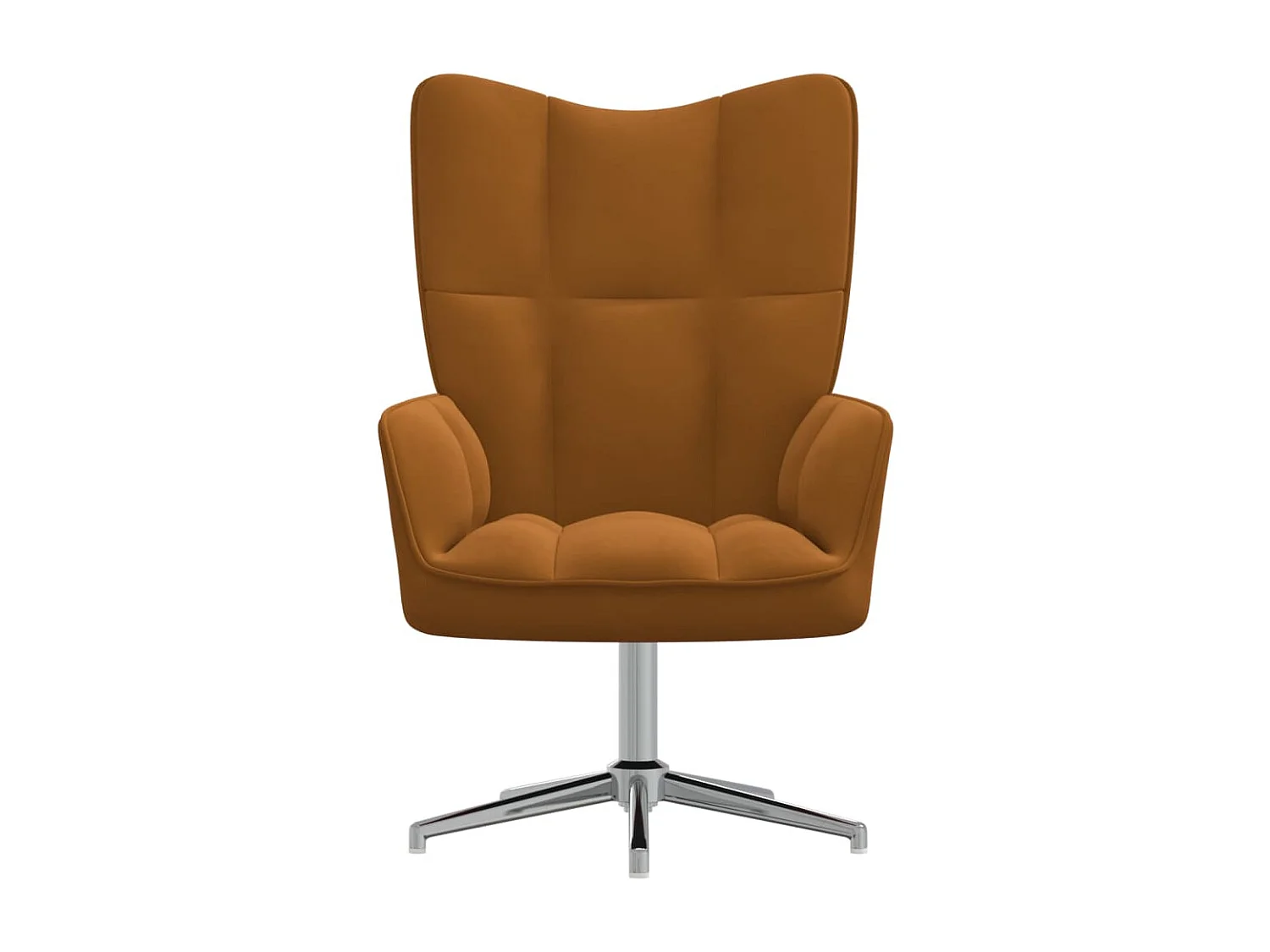 Chaise de relaxation Marron Velours 6
