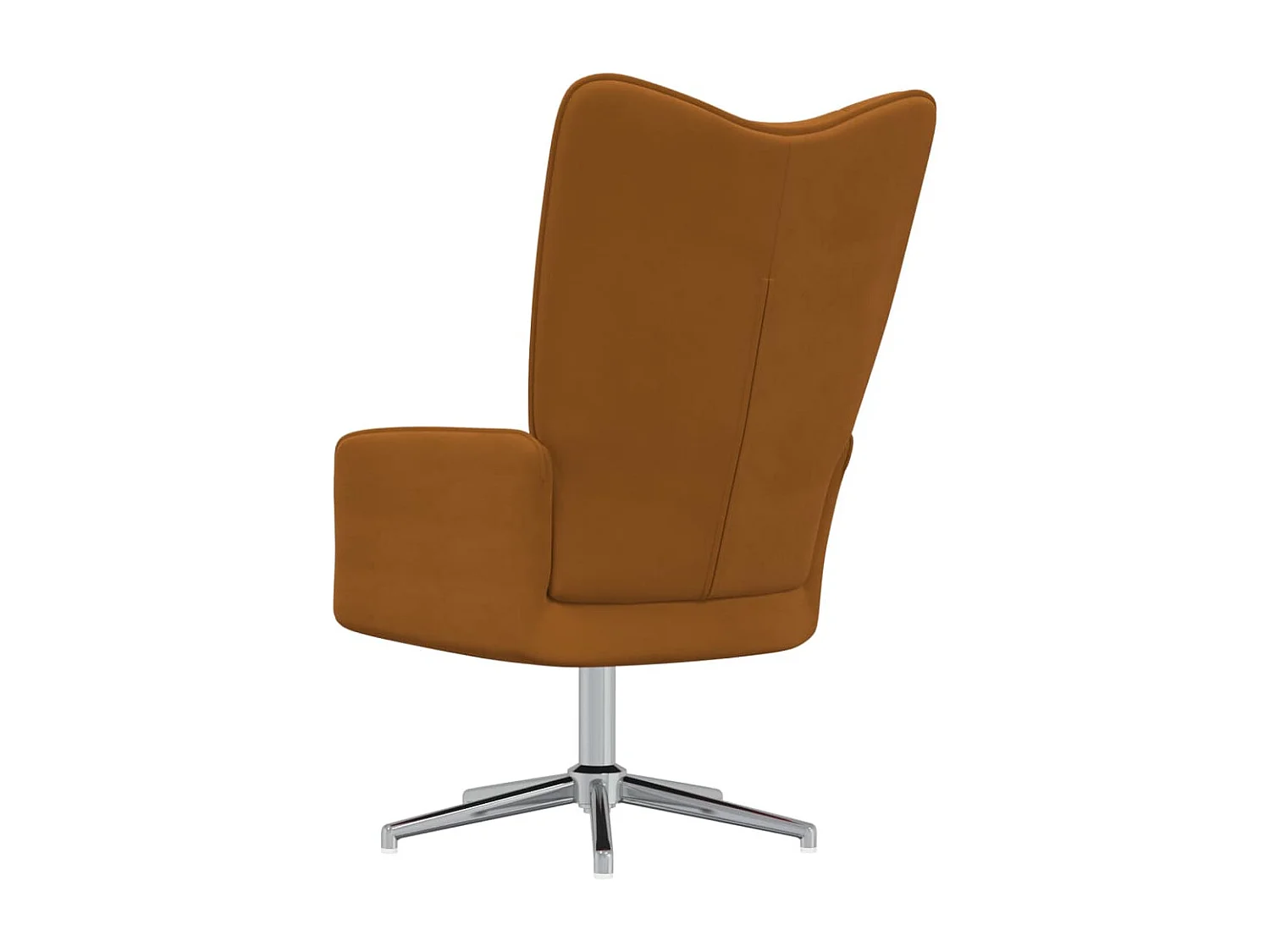 Chaise de relaxation Marron Velours 6