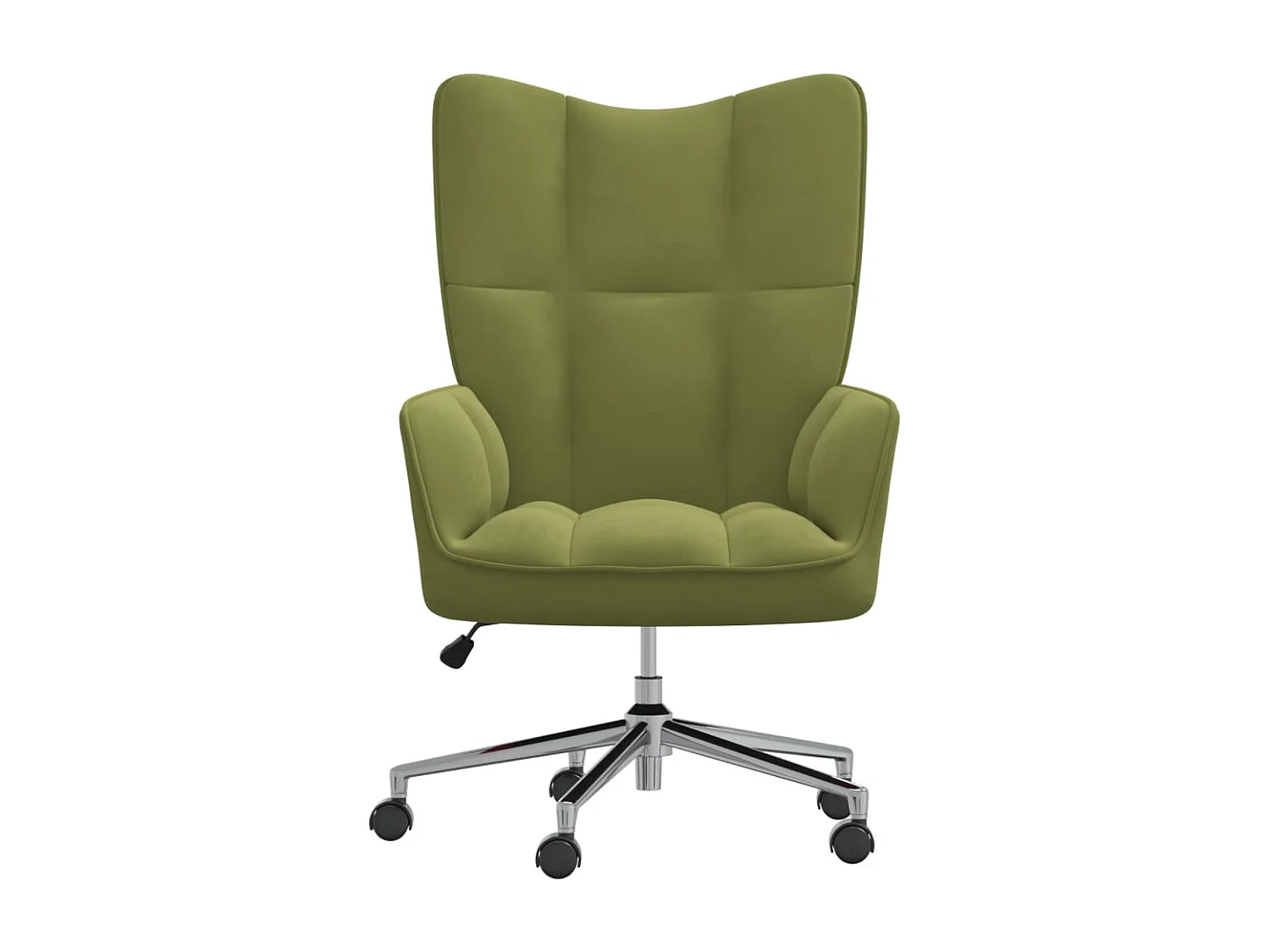 Chaise de relaxation Vert clair Velours 4