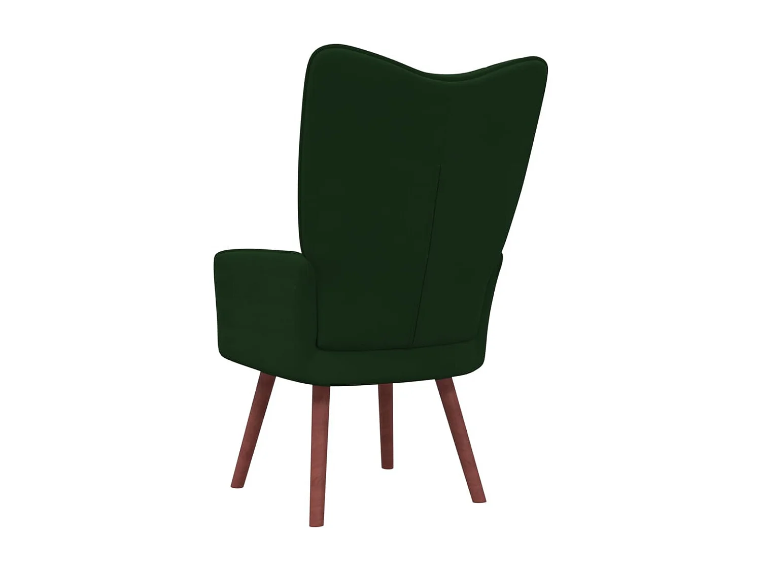 Chaise de relaxation Vert foncé Velours 10