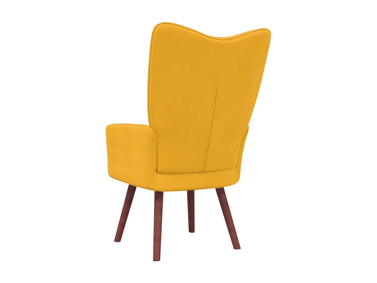 Chaise de relaxation Jaune moutarde Velours 11