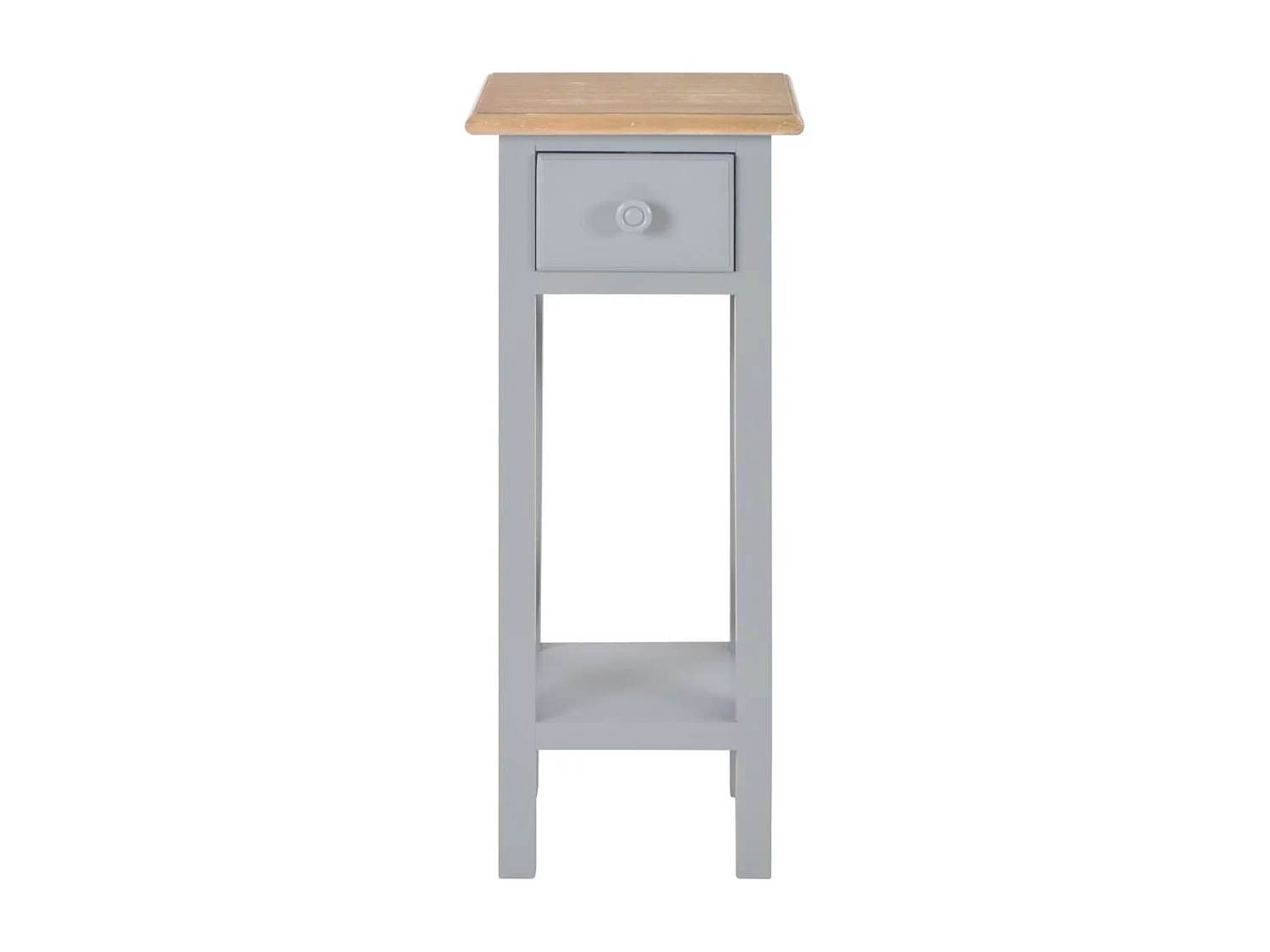 Table d'appoint Gris 27 x 27x65,5 Bois