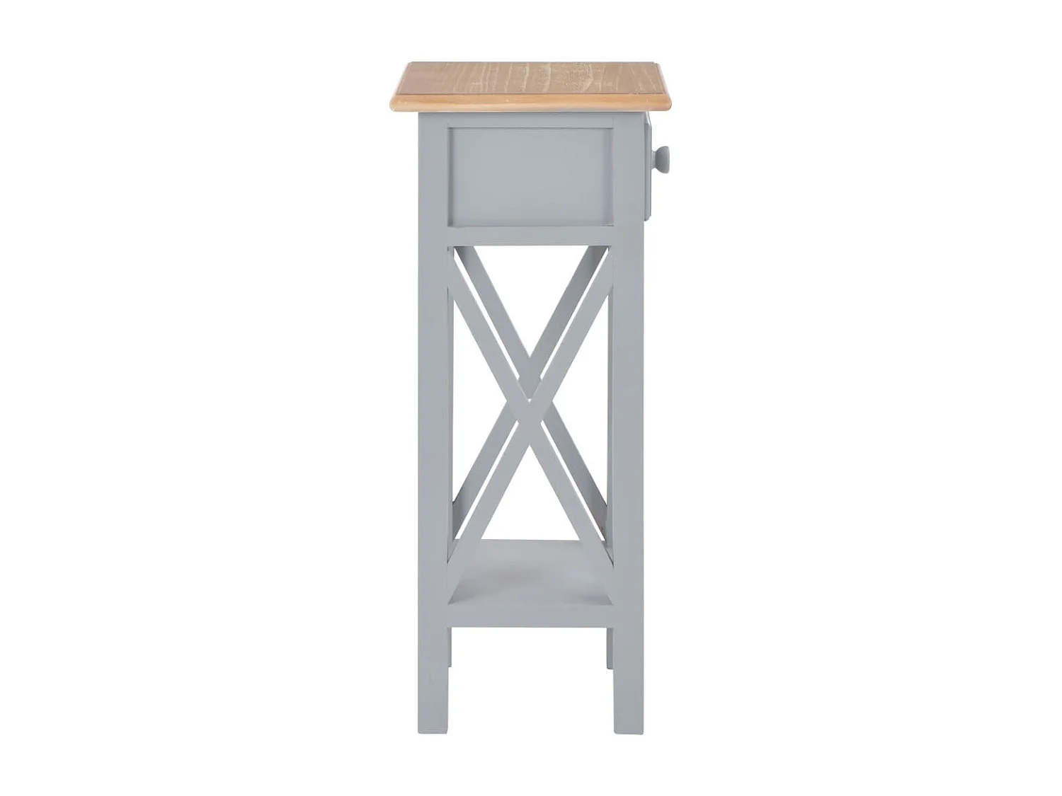 Table d'appoint Gris 27 x 27x65,5 Bois
