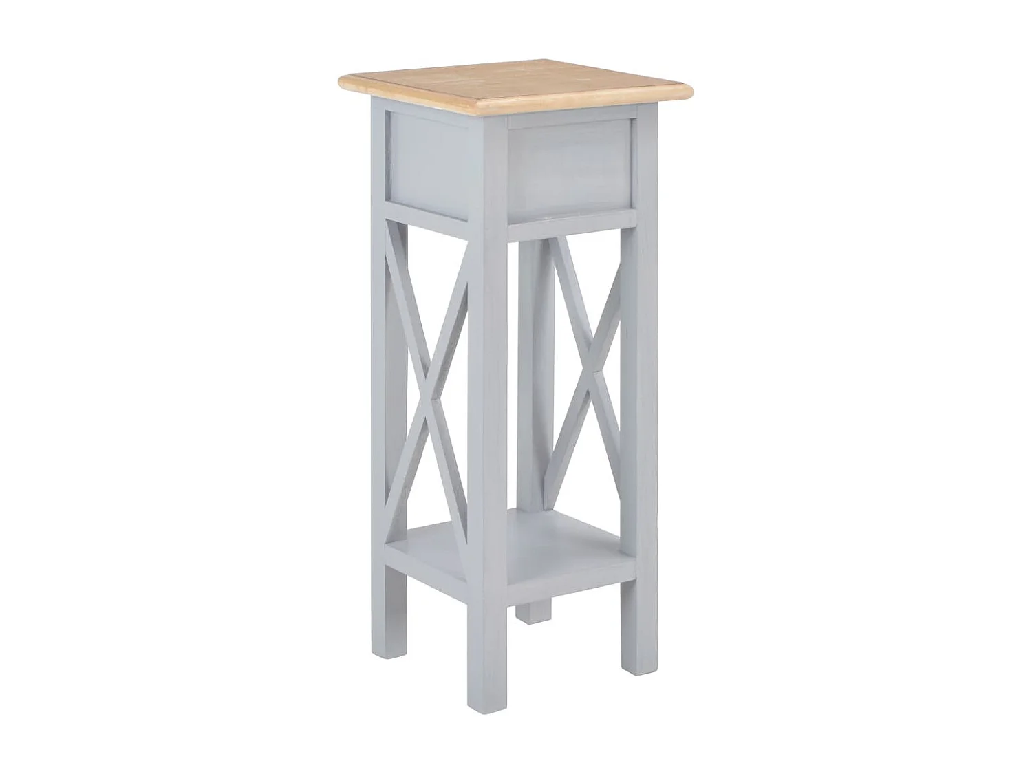 Table d'appoint Gris 27 x 27x65,5 Bois