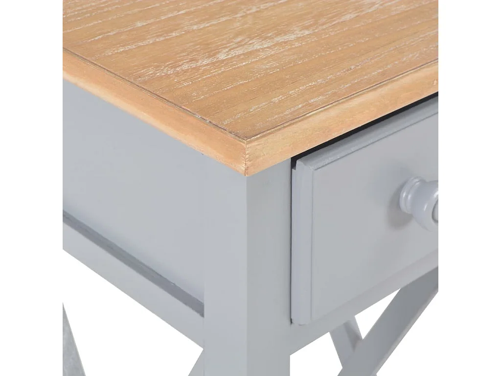 Table d'appoint Gris 27 x 27x65,5 Bois