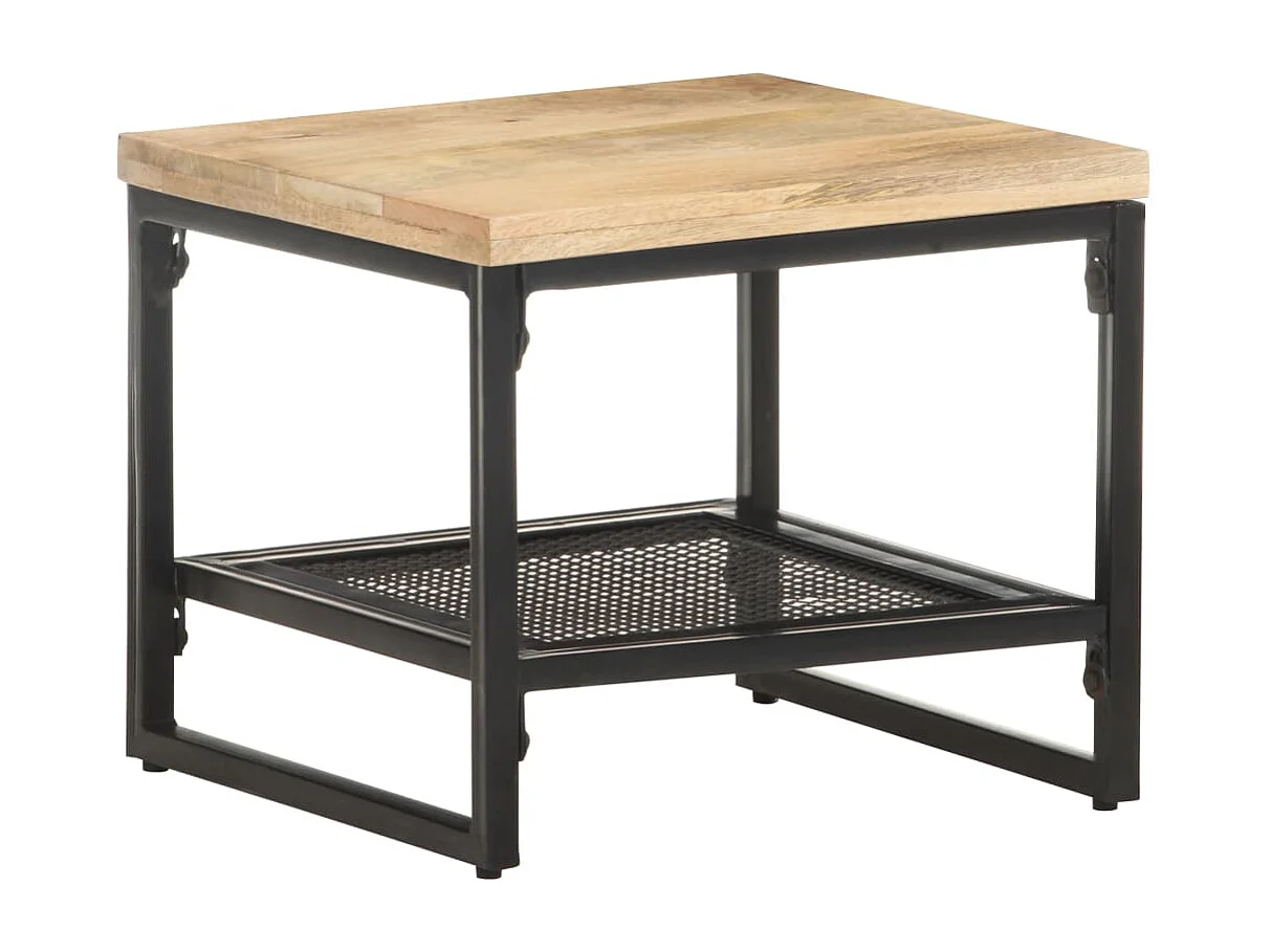 Table d'appoint 40x40x35 Bois de manguier massif