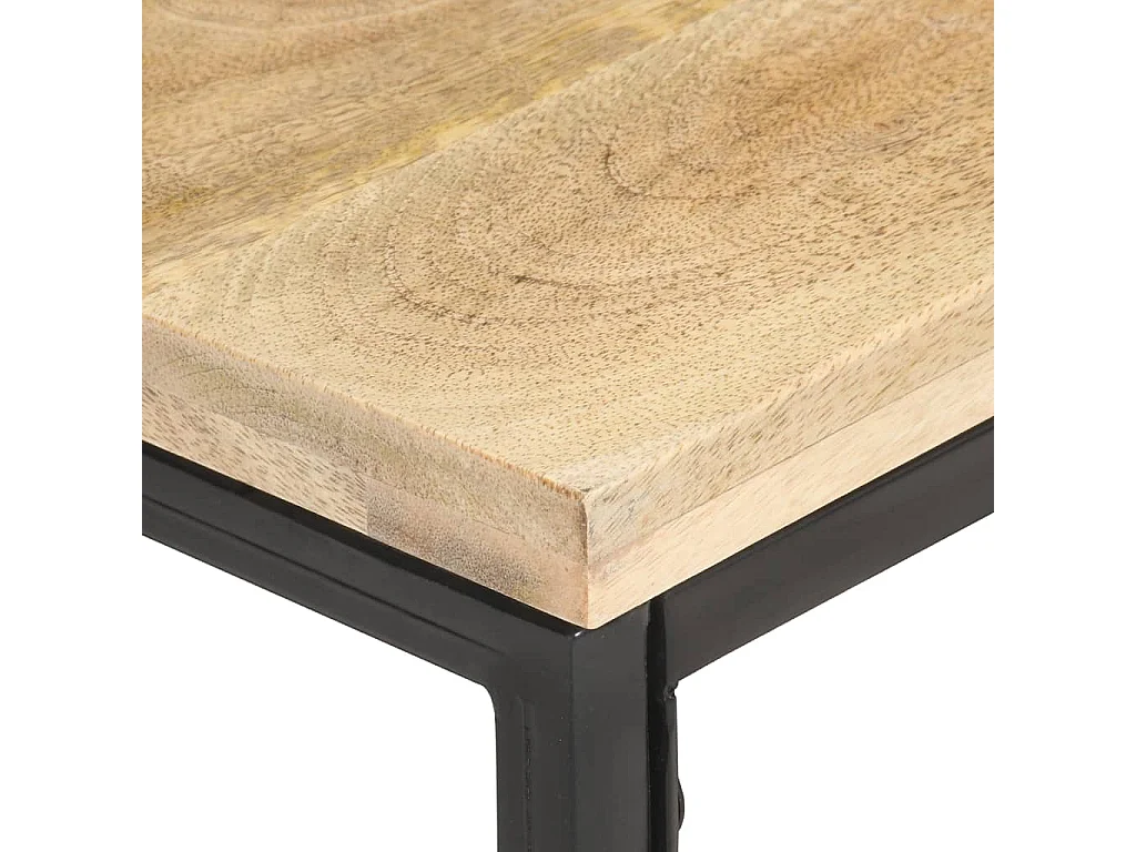 Table d'appoint 40x40x35 Bois de manguier massif