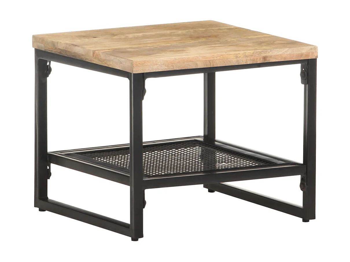 Table d'appoint 40x40x35 Bois de manguier massif