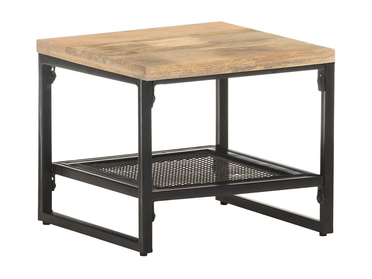 Table d'appoint 40x40x35 Bois de manguier massif