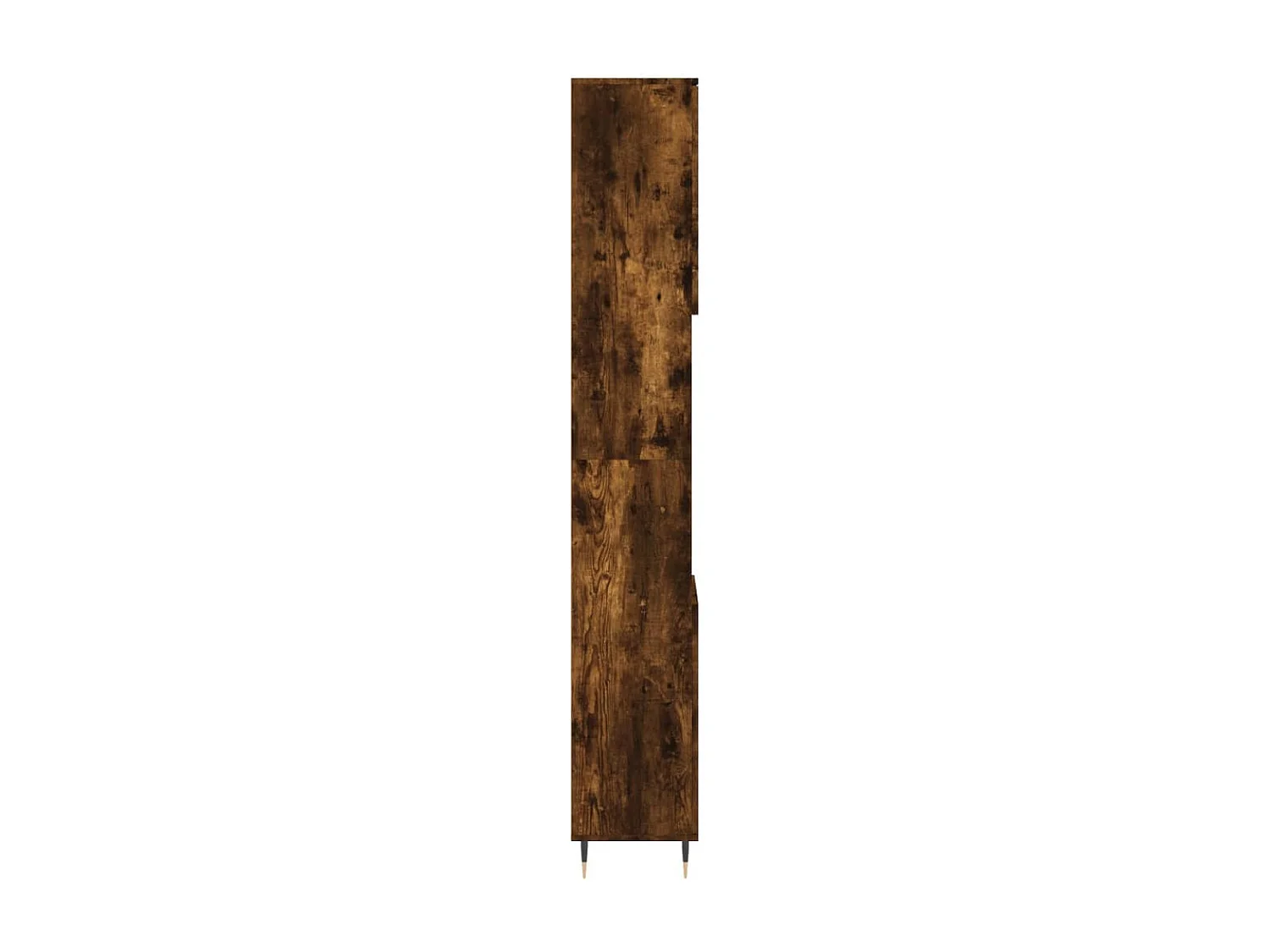 Armoire de bain chêne fumé 30x30x190 bois d'ingénierie