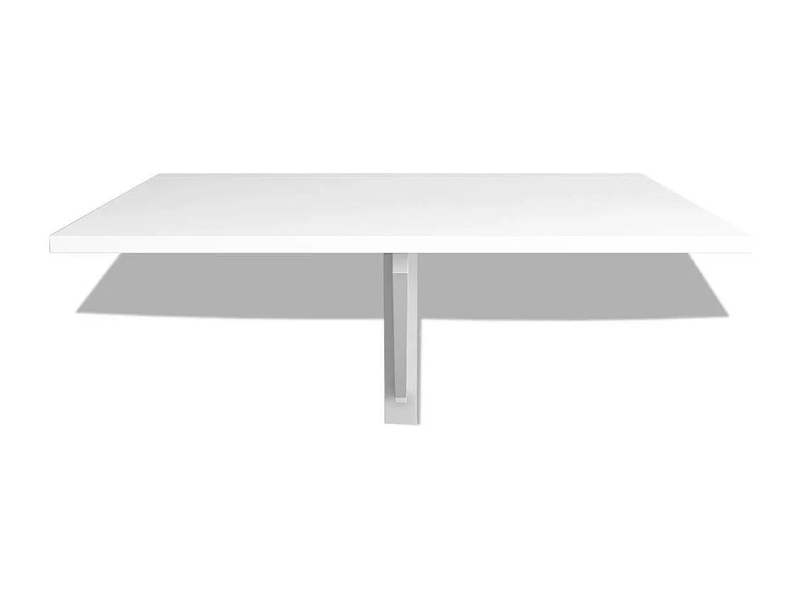 Table murale rabattable 100x60 Blanc