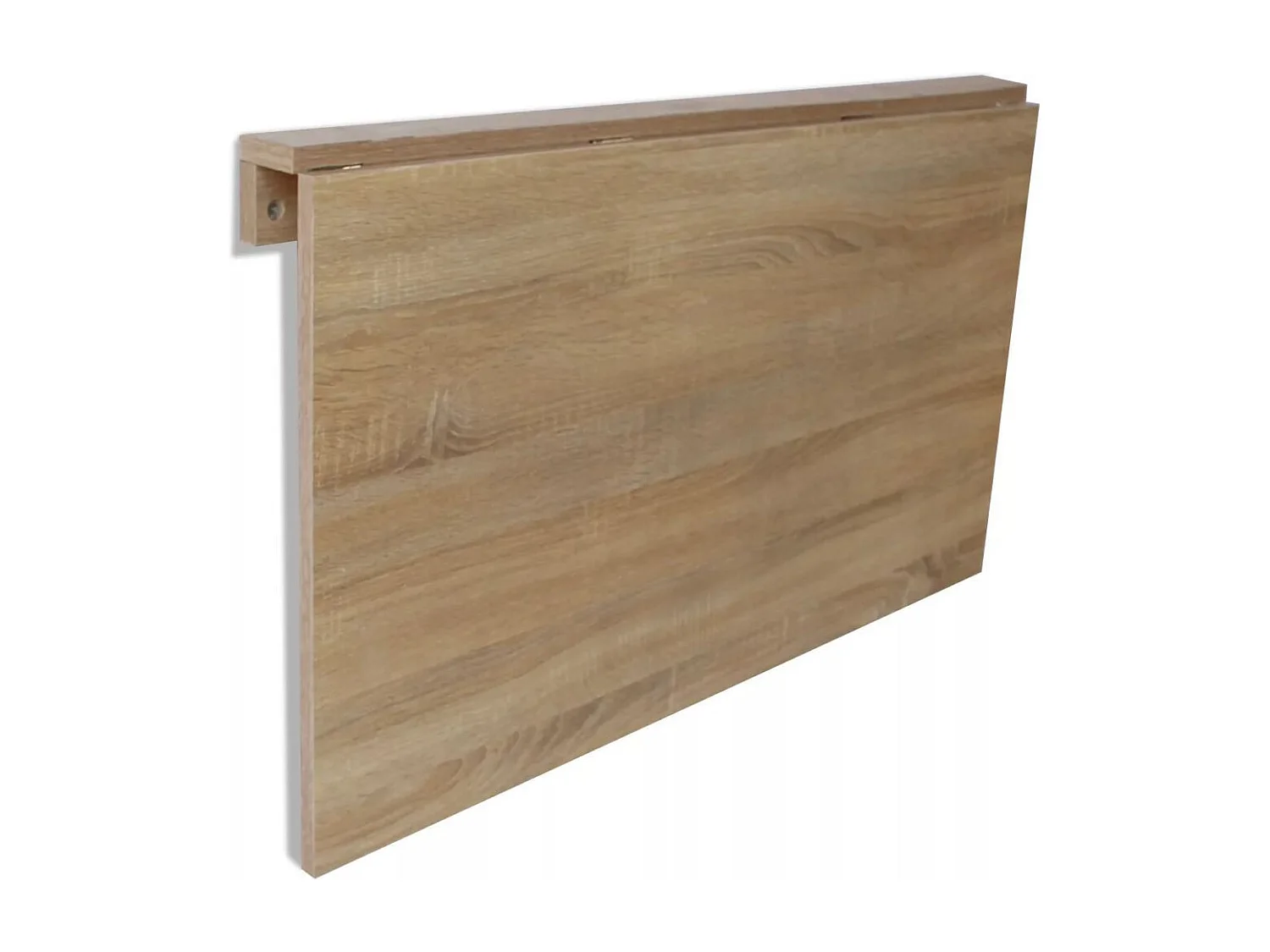 Table murale rabattable en chêne 100x60