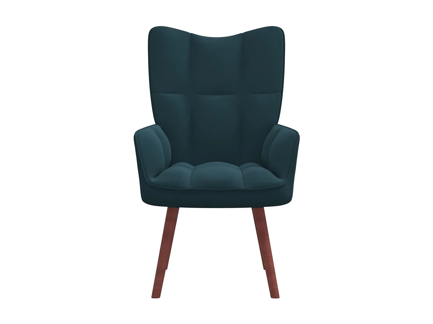 Fauteuil bergère Bleu Velours
