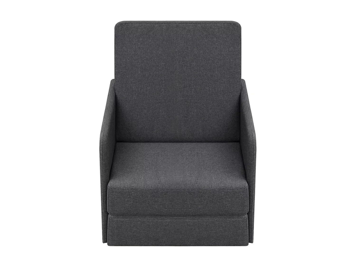 Fauteuil convertible Gris foncé Tissu
