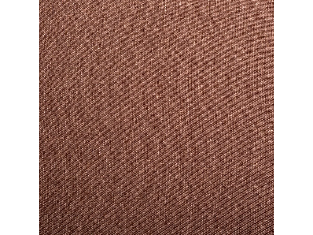 Fauteuil Marron Tissu Kiza