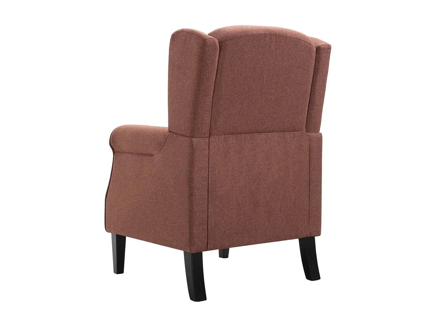 Fauteuil Marron Tissu Kiza