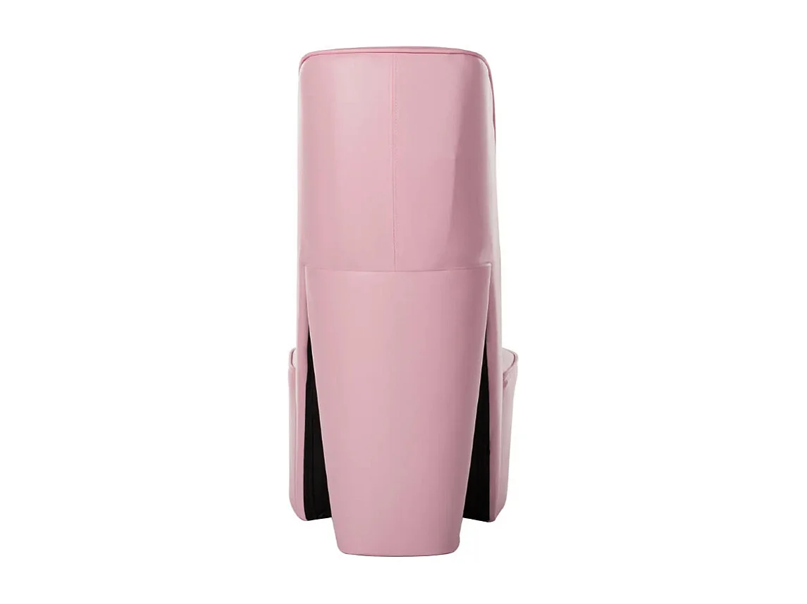 Fauteuil simili cuir rose Fahionly