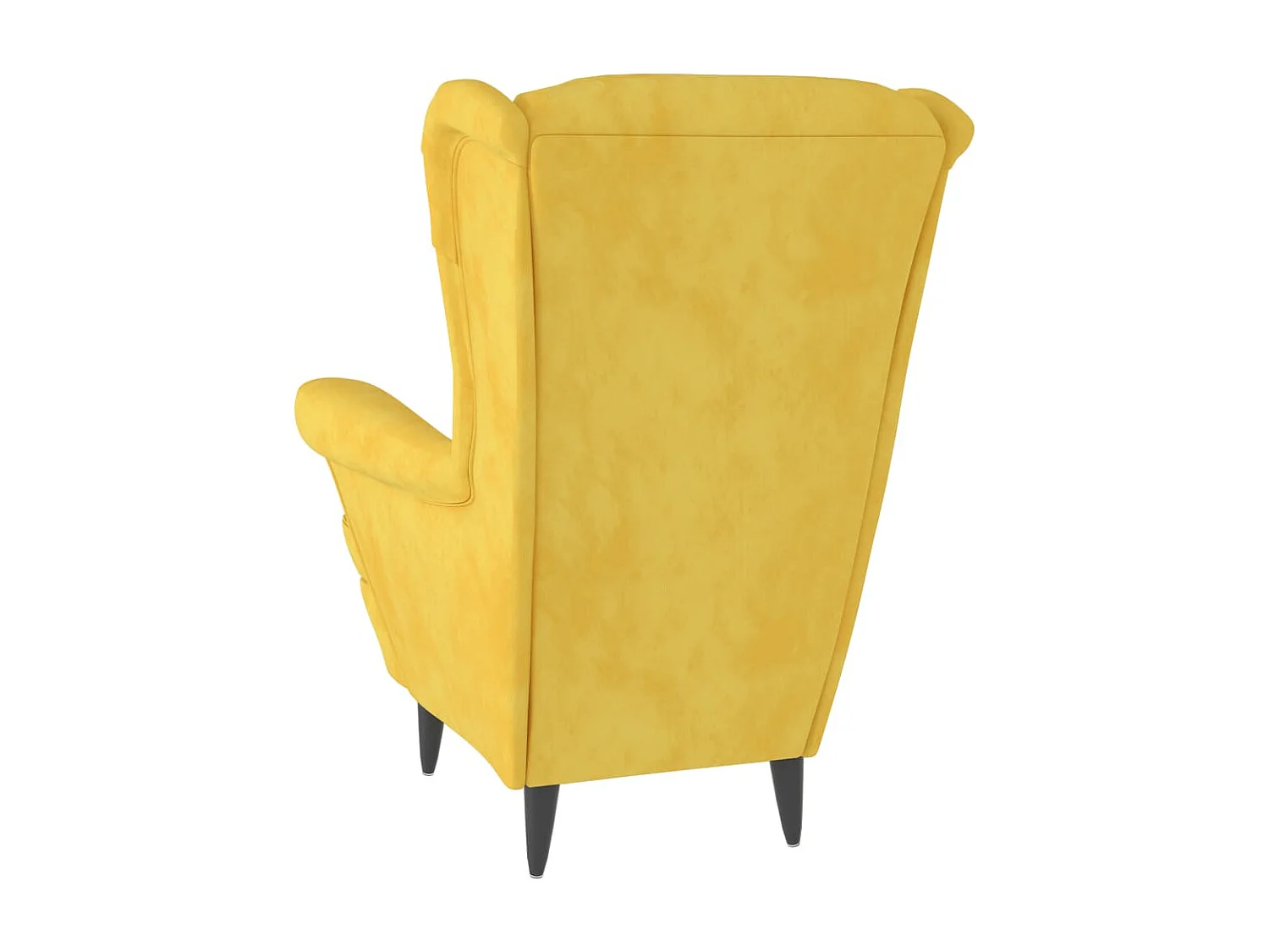 Fauteuil Jaune moutarde Velours