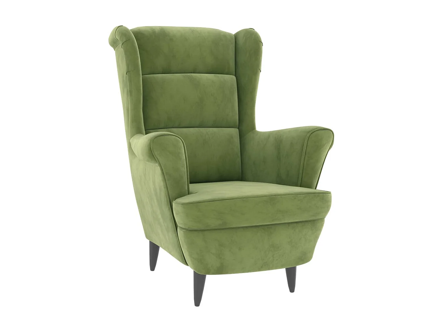 Fauteuil Vert clair Velours 2