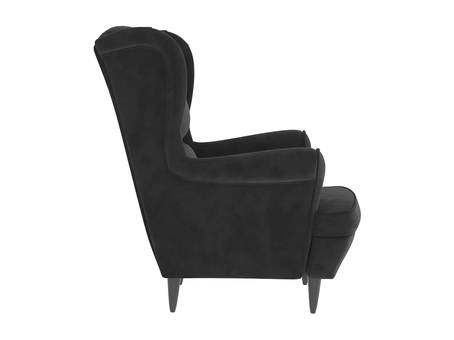 Fauteuil Gris foncé Velours 2