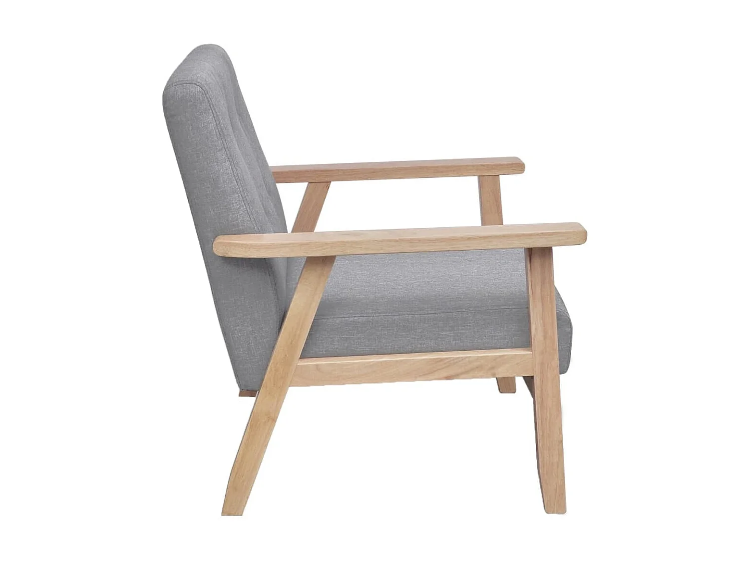 Fauteuil Gris clair Tissu 8